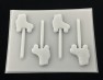 3561 Roller Skate Chocolate or Hard Candy Lollipop Mold
